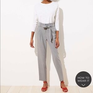 Loft Paperbag Pants NWT